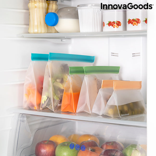 Lot de sacs réutilisables hermétiques Zags InnovaGoods 6 Unités