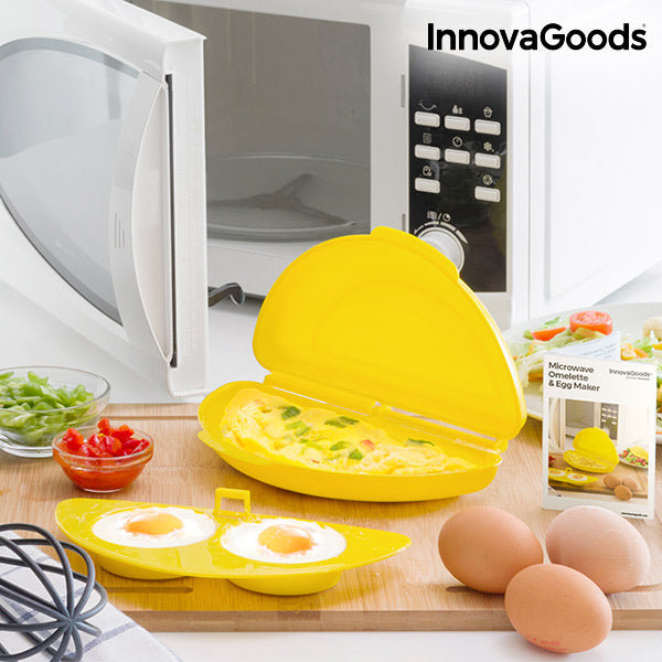 Omelette et cuiseur à œufs au micro-ondes InnovaGoods