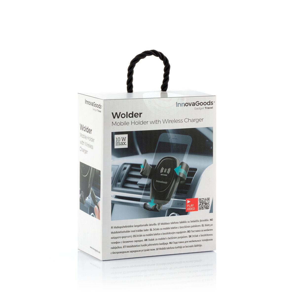Mobile Phone Holder with Wireless Charger for Cars Wolder