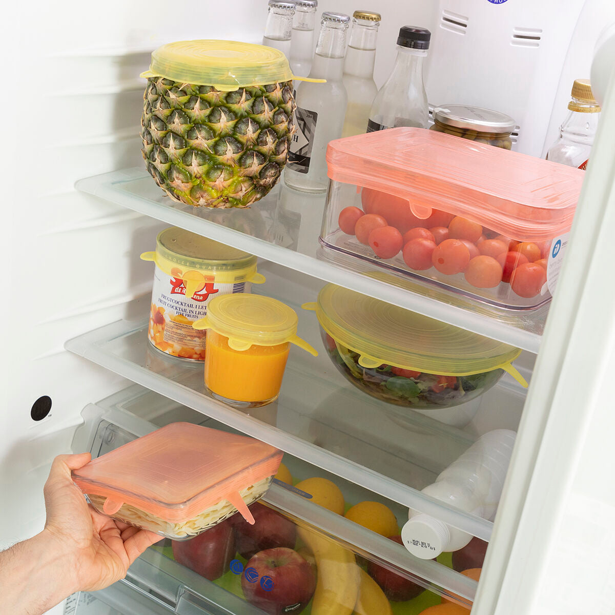 Lot de 10 couvercles de cuisine Lilyd réutilisables et ajustables