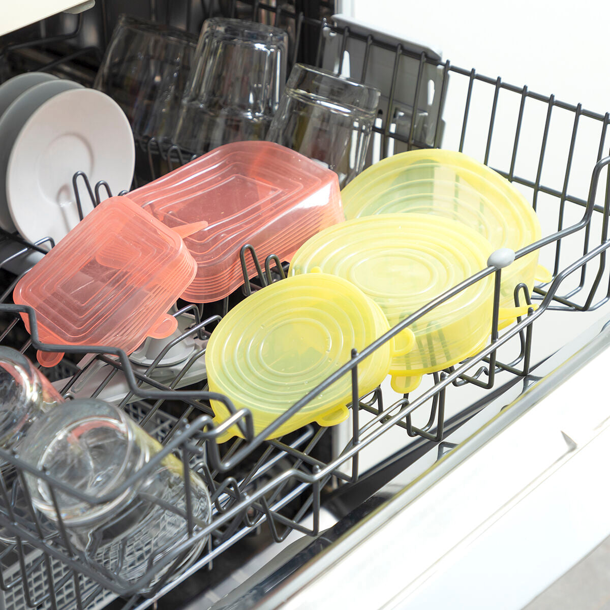 Set of 10 Reusable and Adjustable Kitchen Lids Lilyd
