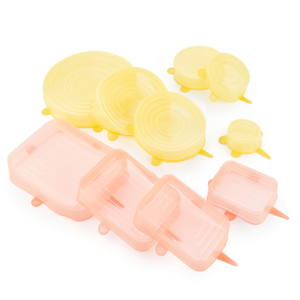 Lot de 10 couvercles de cuisine Lilyd réutilisables et ajustables